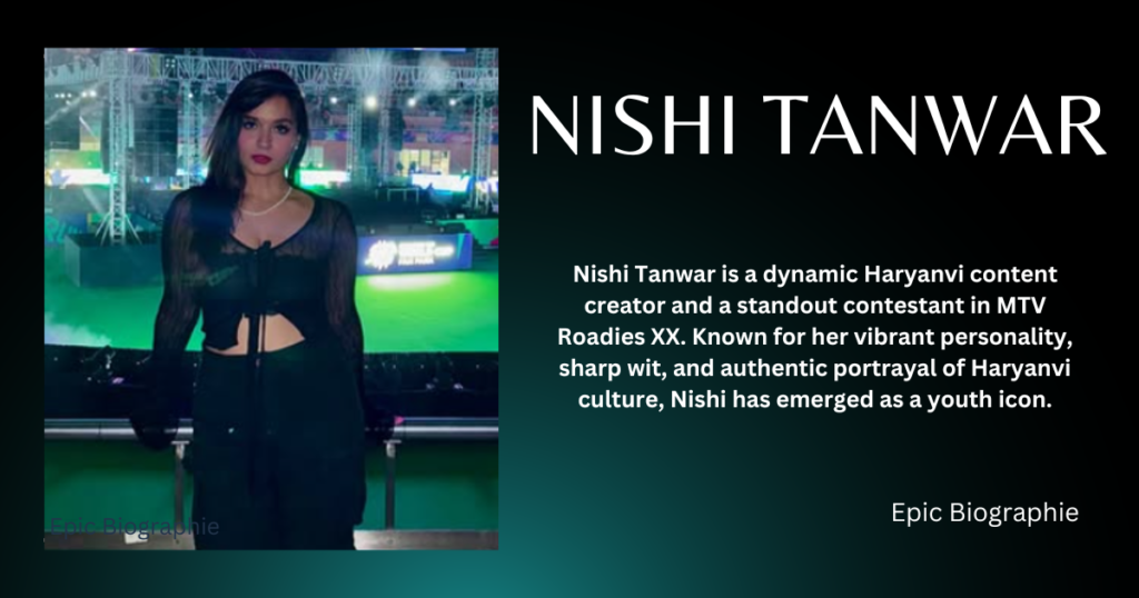 Who is Nishi Tanwar?