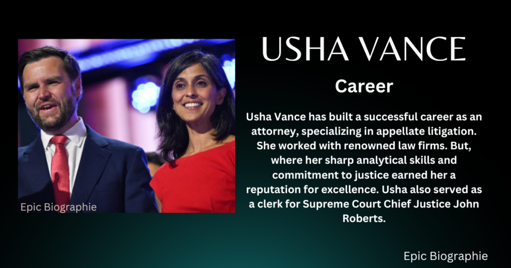 Career Of Usha Vance
