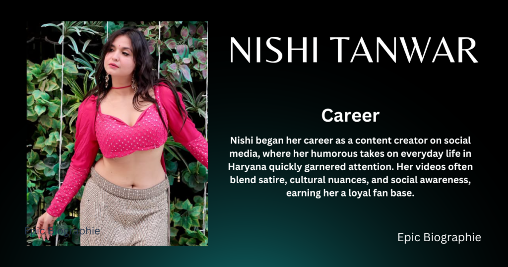 Career of Nishi Tanwar