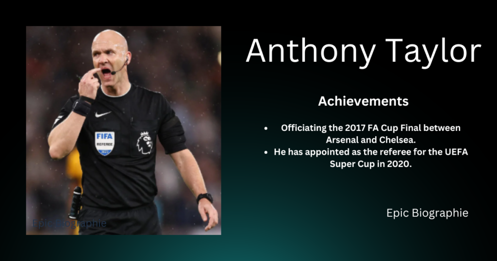 Achievements Of Anthony Taylor