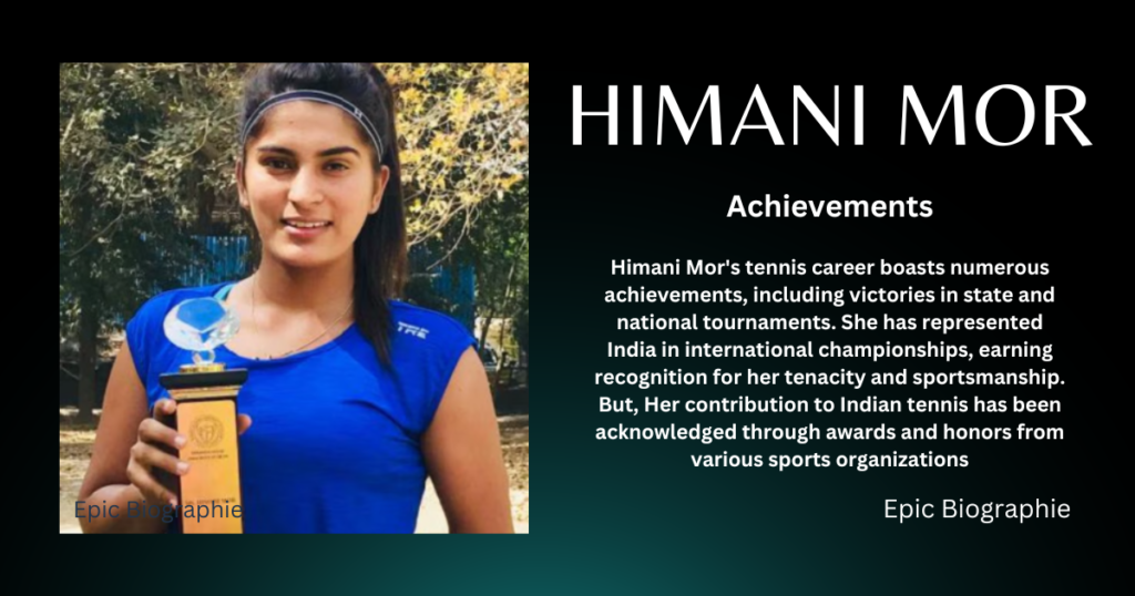 Achievements Of Himani Mor