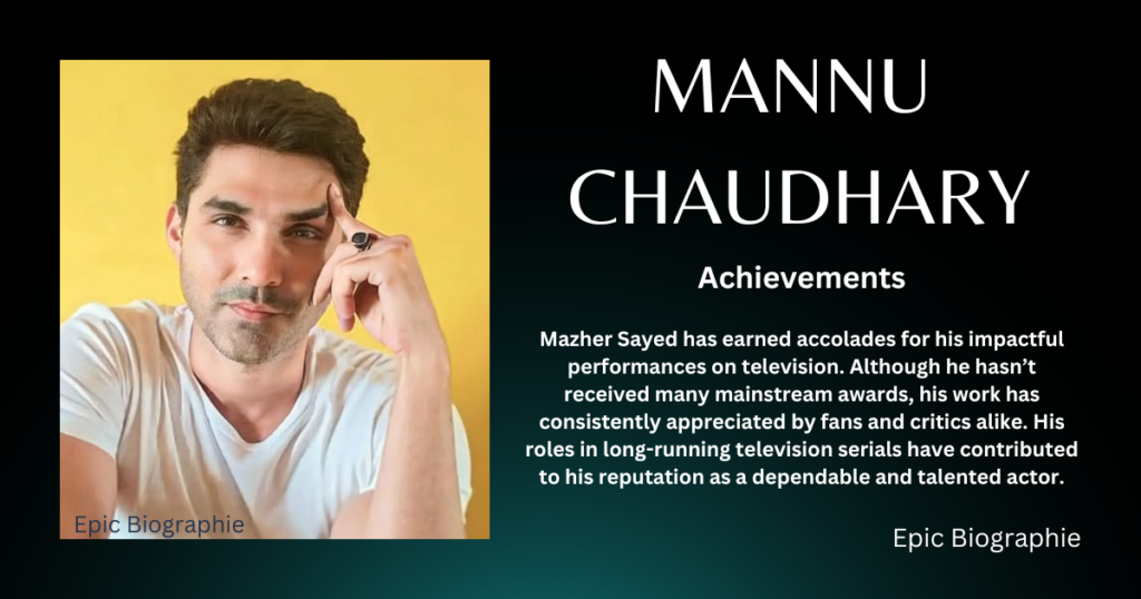 Achievements Of Mazher Sayed