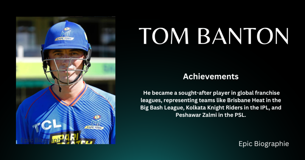 Achievements Of Tom Banton