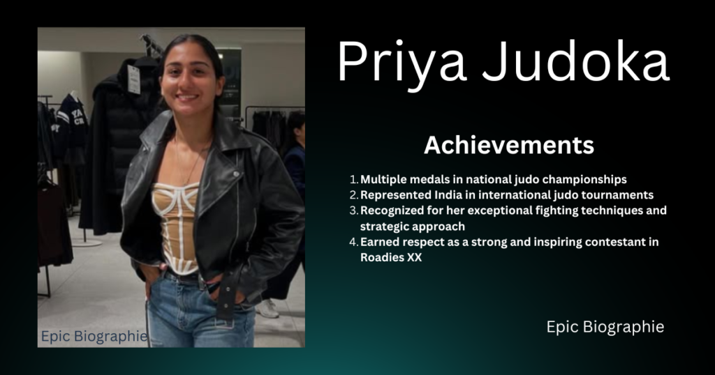 Achievements Of Priya Judoka